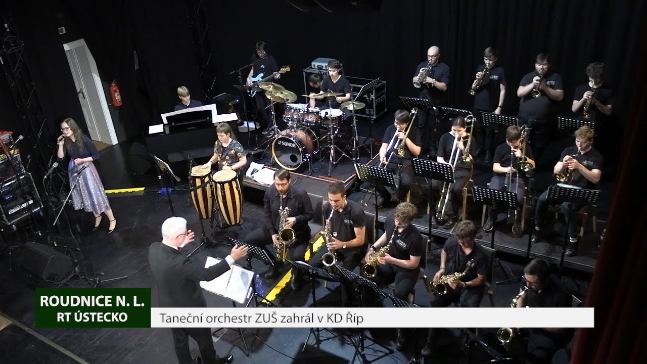 ROUDNICE N. L.: Taneční orchestr ZUŠ zahrál v KD Říp