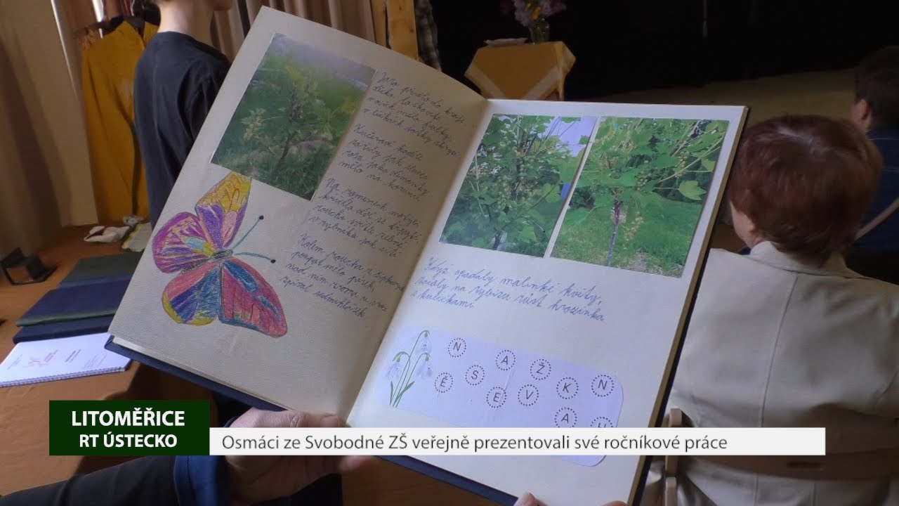 LITOMĚŘICE: Osmáci ze Svobodné ZŠ veřejně prezentovali své ročníkové práce