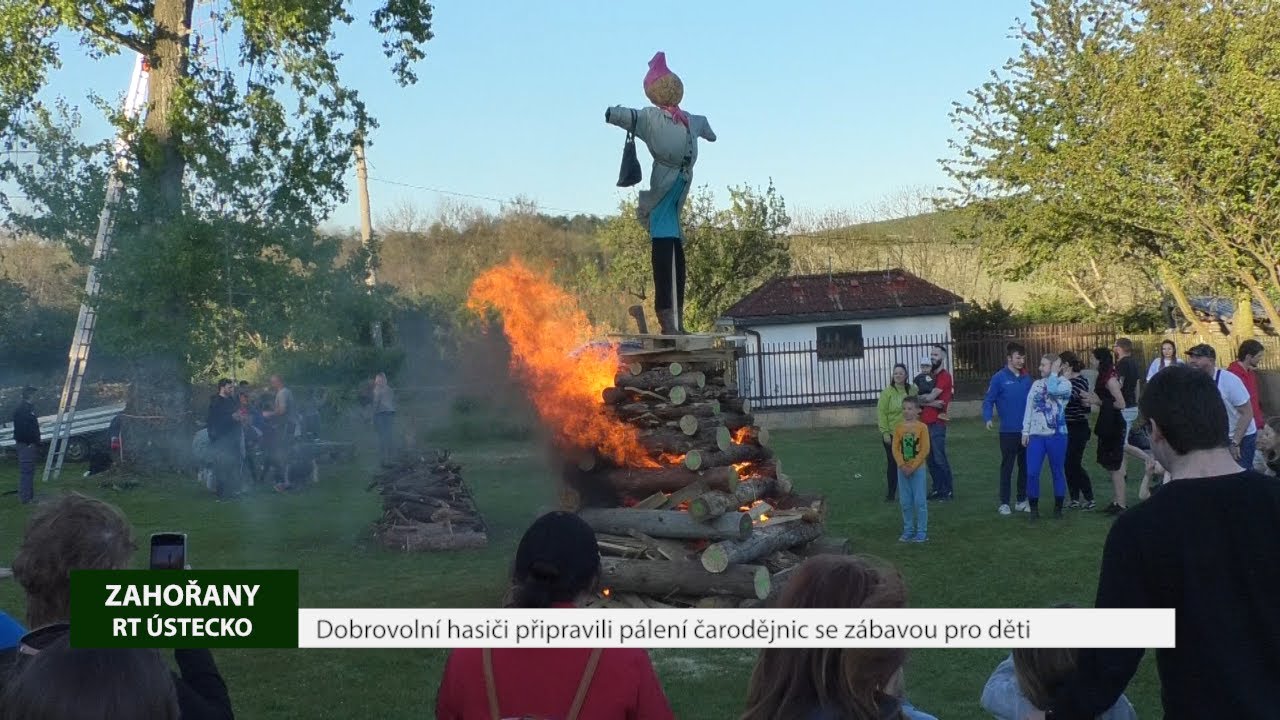 ZAHOŘANY: Dobrovolní hasiči připravili pálení čarodějnic se zábavou pro děti