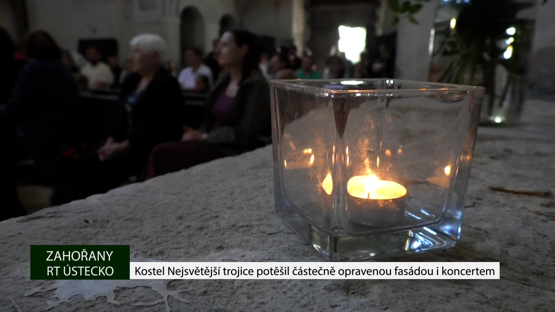 ZAHOŘANY: Kostel Nejsvětější trojice potěšil částečně opravenou fasádou i koncertem