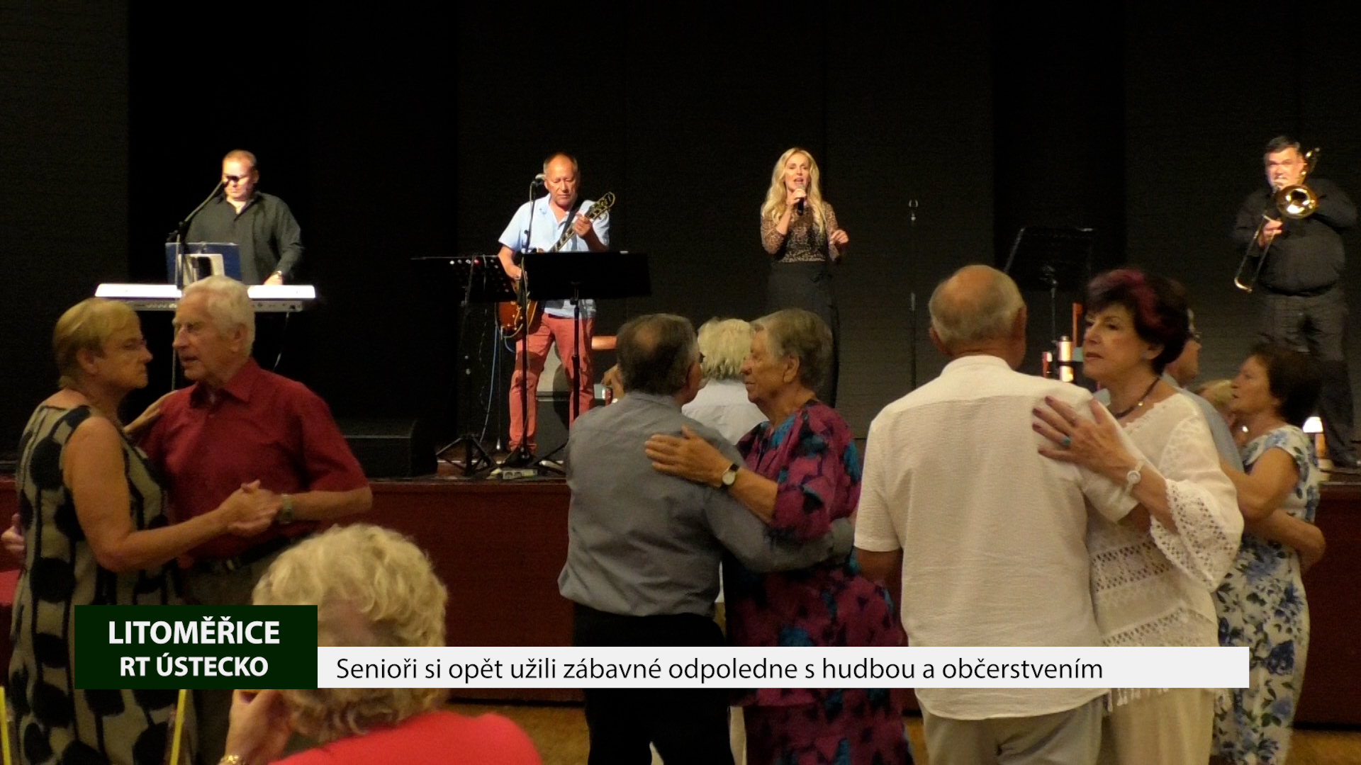 LITOMĚŘICE: Senioři si opět užili zábavné odpoledne s hudbou a občerstvením