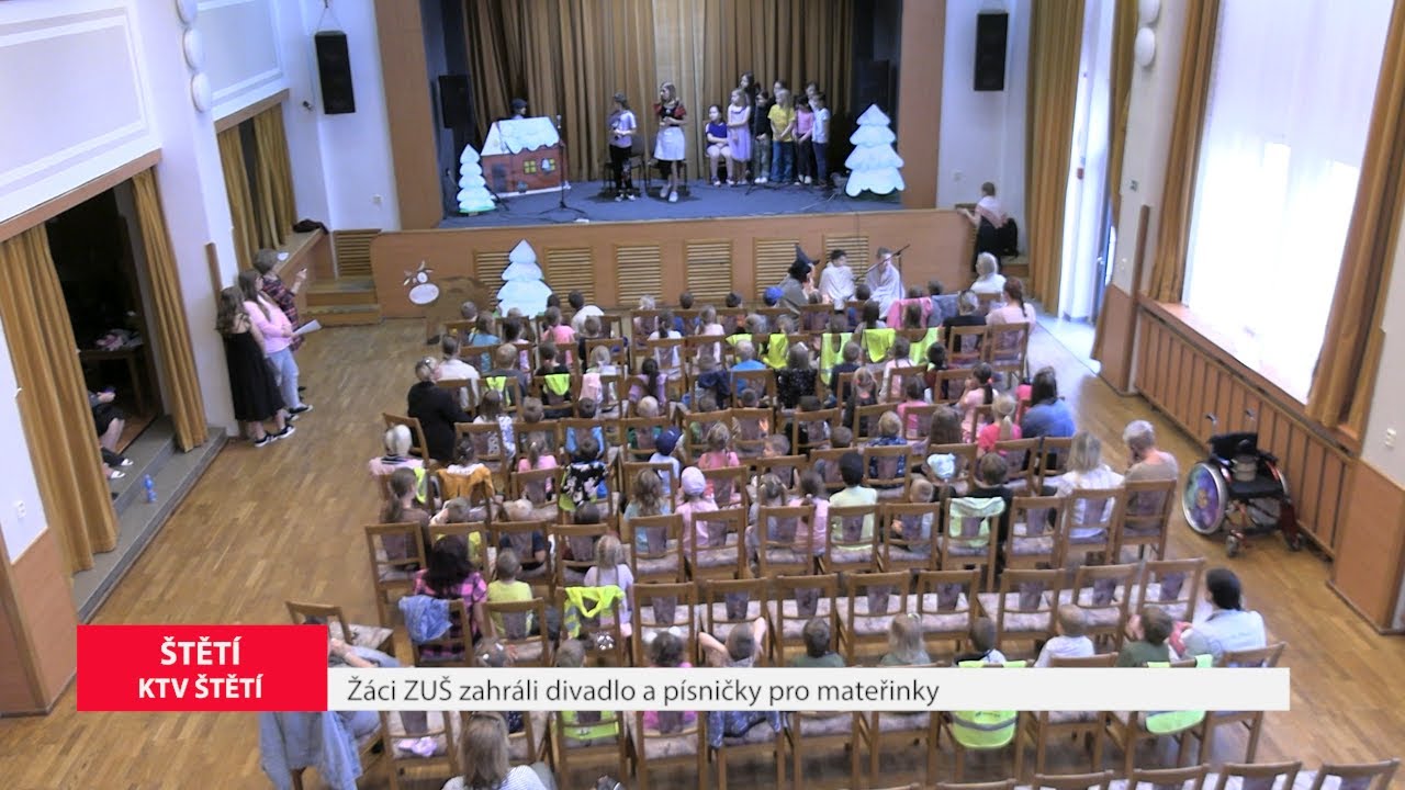 ŠTĚTÍ: Žáci ZUŠ zahráli divadlo a písničky pro mateřinky