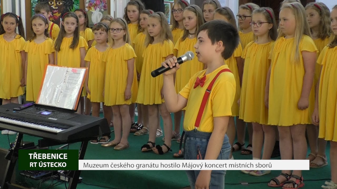 TŘEBENICE: Muzeum českého granátu hostilo Májový koncert místních sborů
