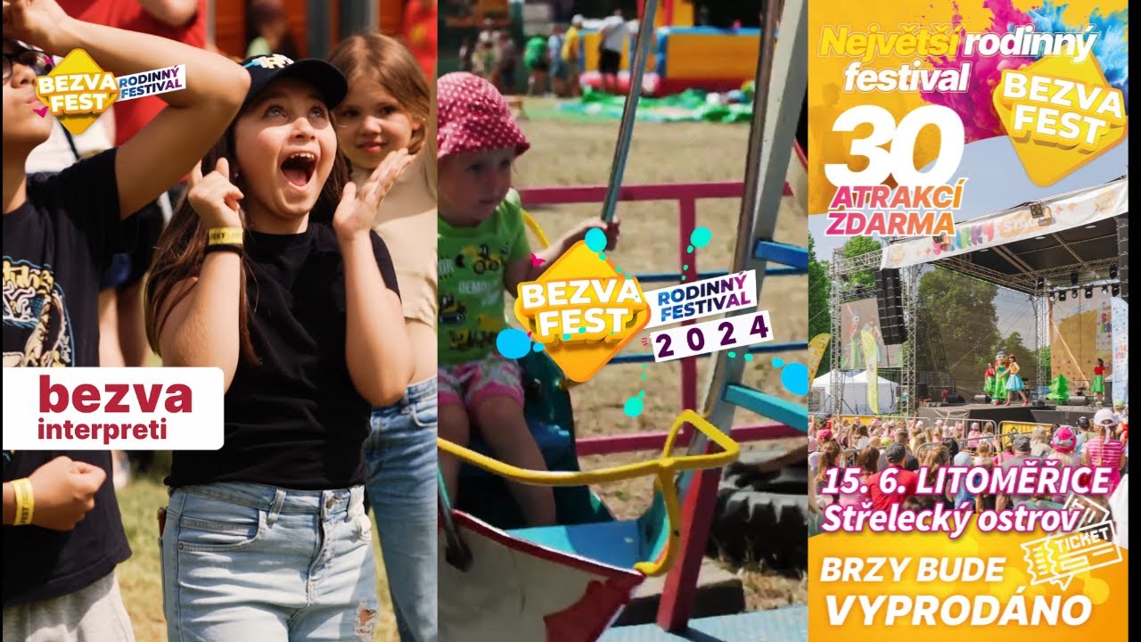 LITOMĚŘICE: BEZVA FEST 2024 – časový harmonogram a organizační info