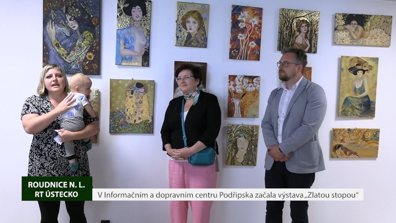ROUDNICE N. L.: V Informačním a dopravním centru Podřipska začala výstava „Zlatou stopou“