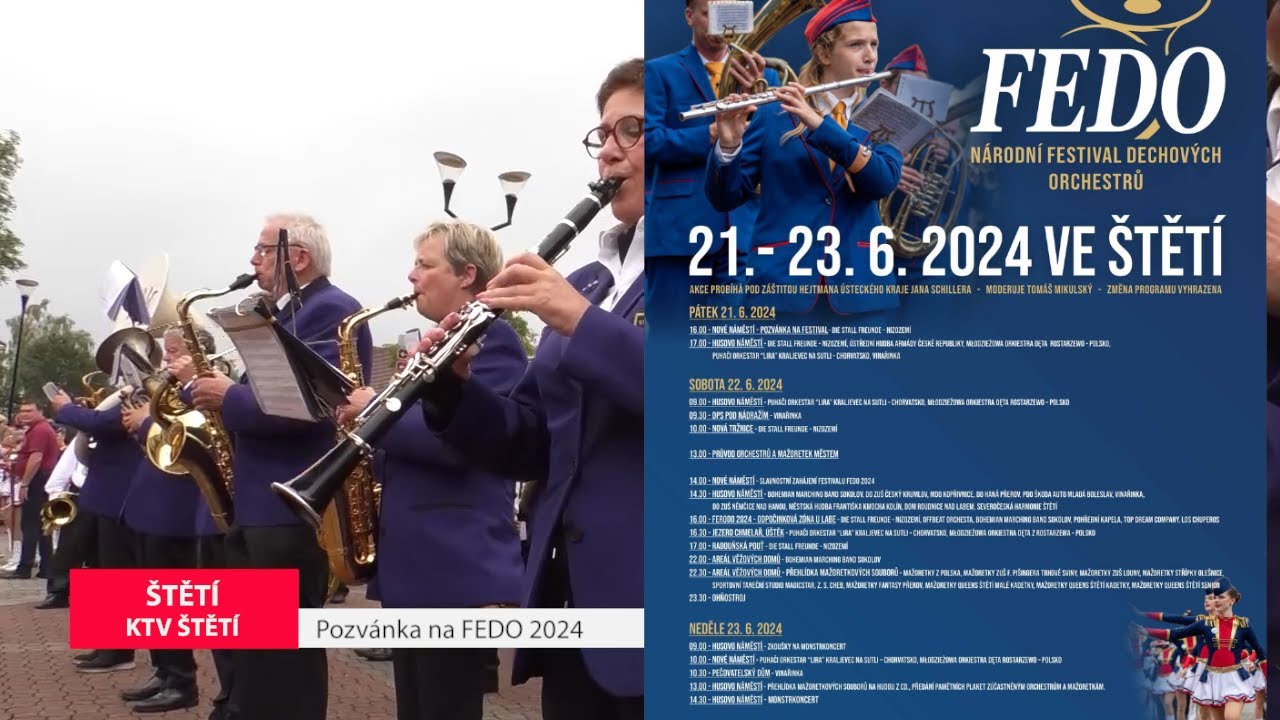 ŠTĚTÍ: Pozvánka na FEDO 2024