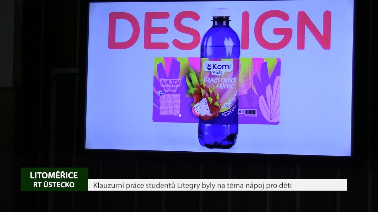 LITOMĚŘICE: Klauzurní práce studentů Litegry byly na téma nápoj pro děti