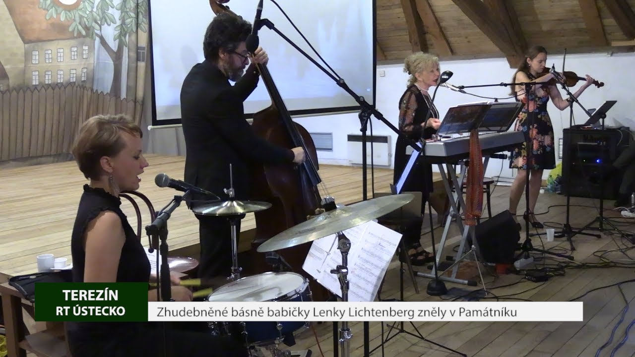 TEREZÍN: Zhudebněné básně babičky Lenky Lichtenberg zněly v Památníku