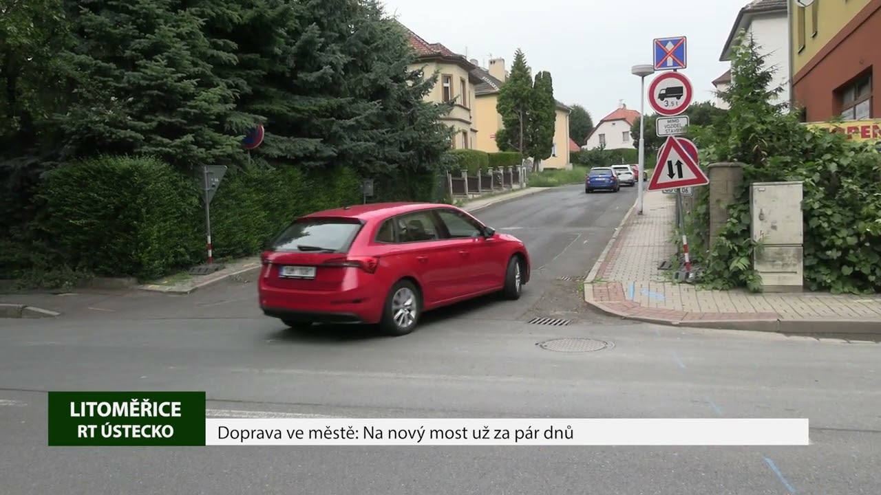 LITOMĚŘICE: Doprava ve městě: Na nový most už za pár dnů