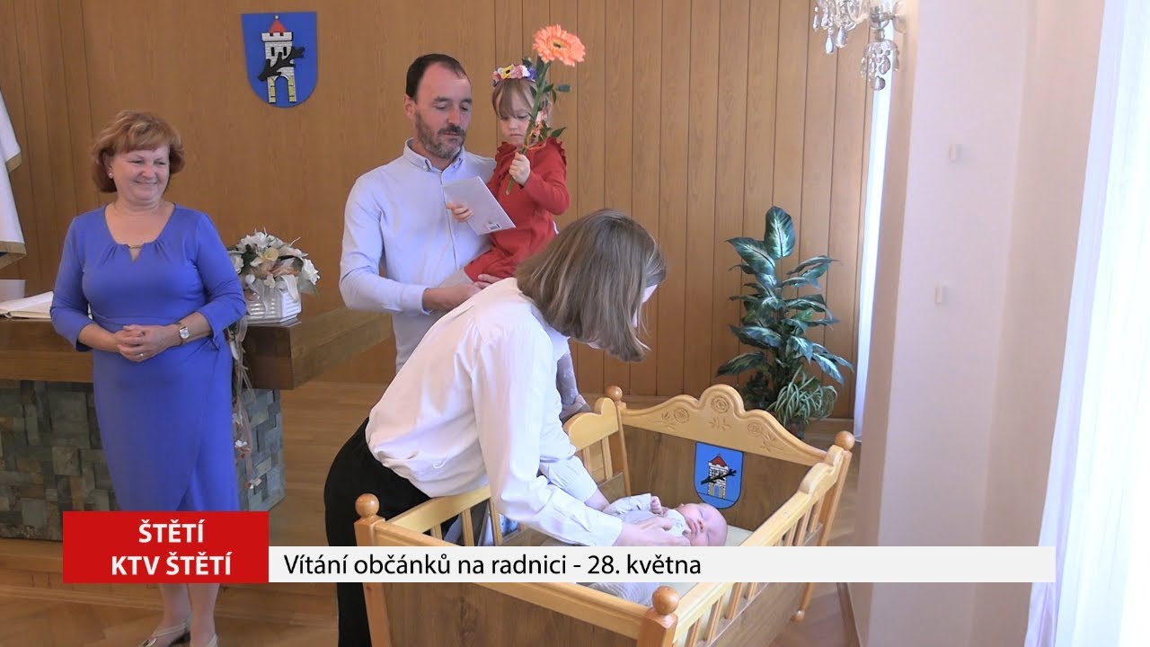 ŠTĚTÍ: Na radnici přivítali nové občánky