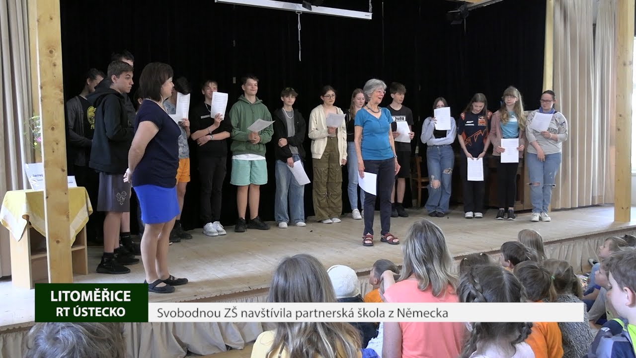 LITOMĚŘICE: Svobodnou ZŠ navštívila partnerská škola z Německa