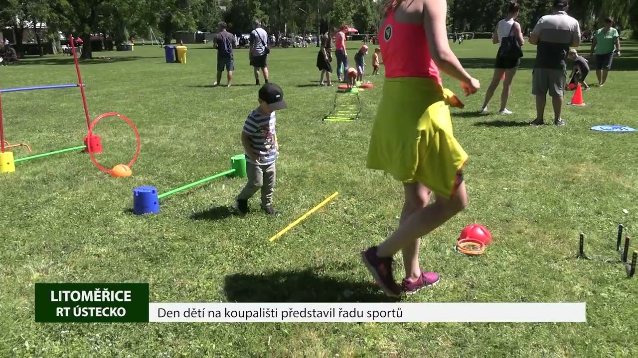 LITOMĚŘICE: Den dětí na koupališti představil řadu sportů