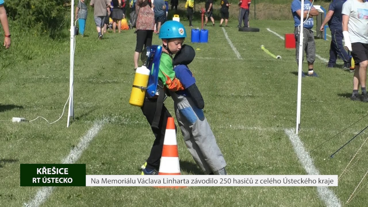 KŘEŠICE: Na Memoriálu Václava Linharta závodilo 250 hasičů z celého Ústeckého kraje