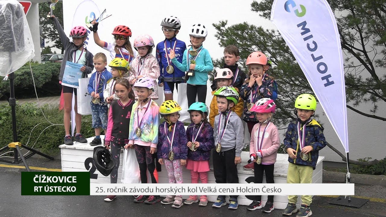 ČÍŽKOVICE: 25. ročník závodu horských kol Velká cena Holcim Česko