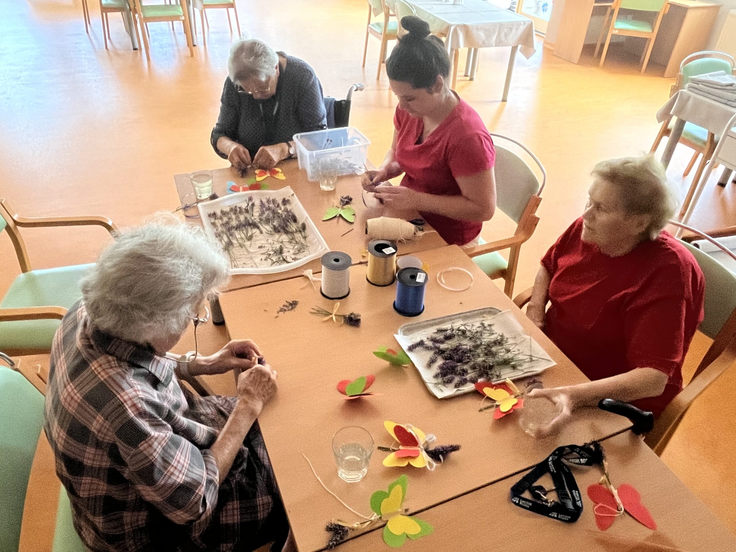 Klienti SeniorCentra SeneCura v Terezíně vyráběli z levandule