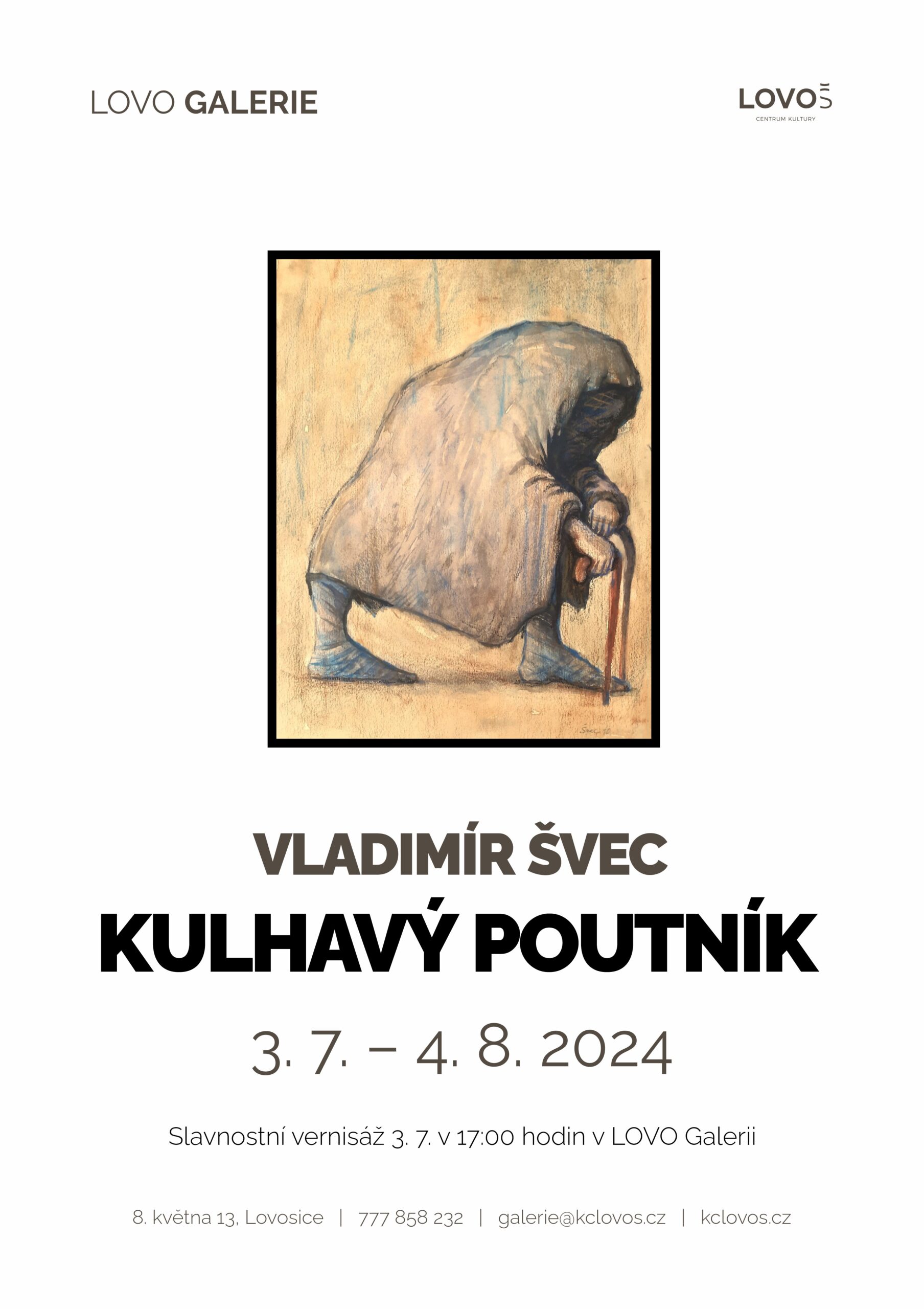 Do Lovosic míří Kulhavý poutník Vladimíra Švece