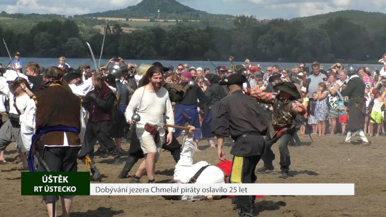 ÚŠTĚK: Dobývání jezera Chmelař piráty oslavilo 25 let