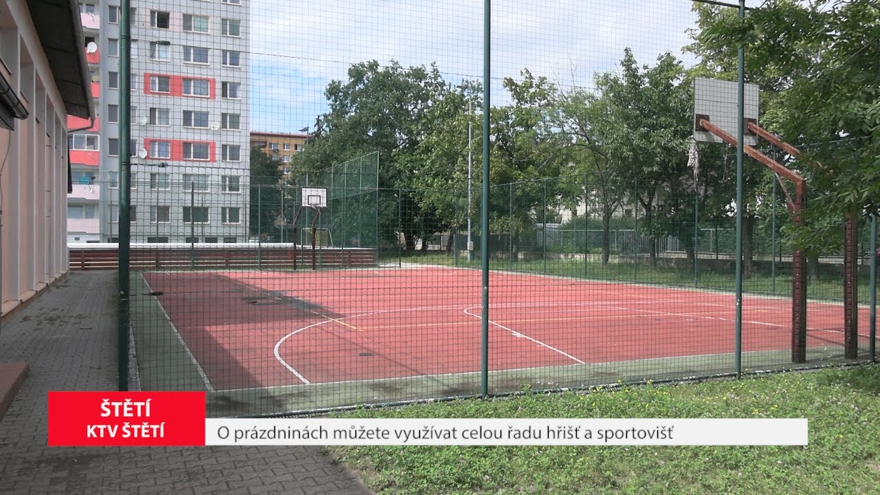 ŠTĚTÍ: O prázdninách můžete využívat celou řadu hřišť a sportovišť