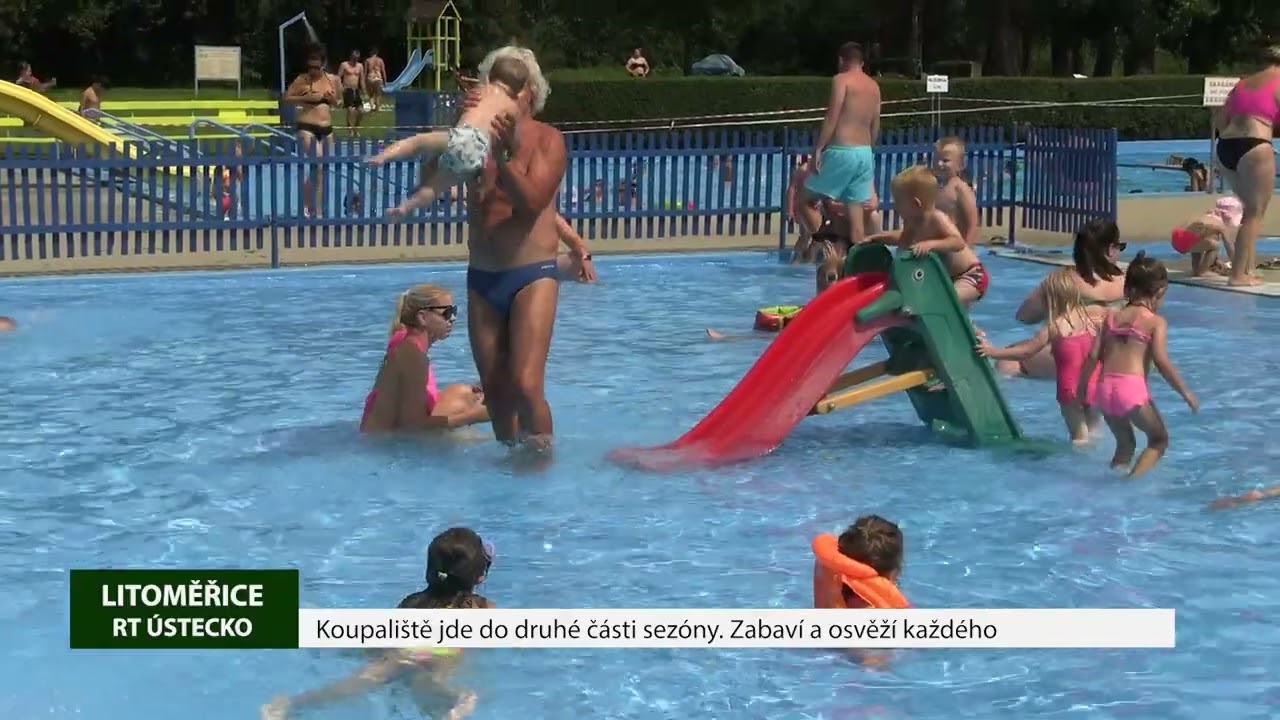 LITOMĚŘICE: Koupaliště jde do druhé části sezóny. Zabaví a osvěží každého