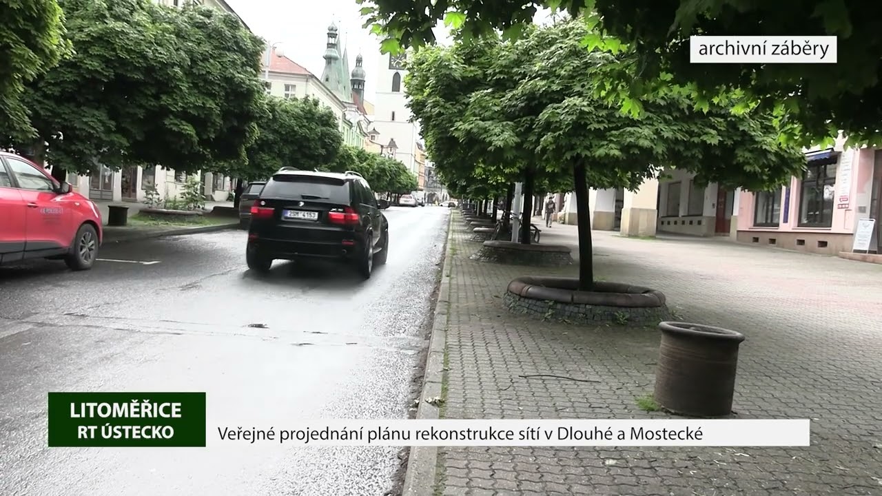 LITOMĚŘICE: Veřejné projednání plánu rekonstrukce sítí v Dlouhé a Mostecké