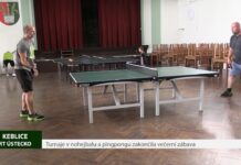 KEBLICE: Turnaje v nohejbalu a pingpongu zakončila večerní zábava