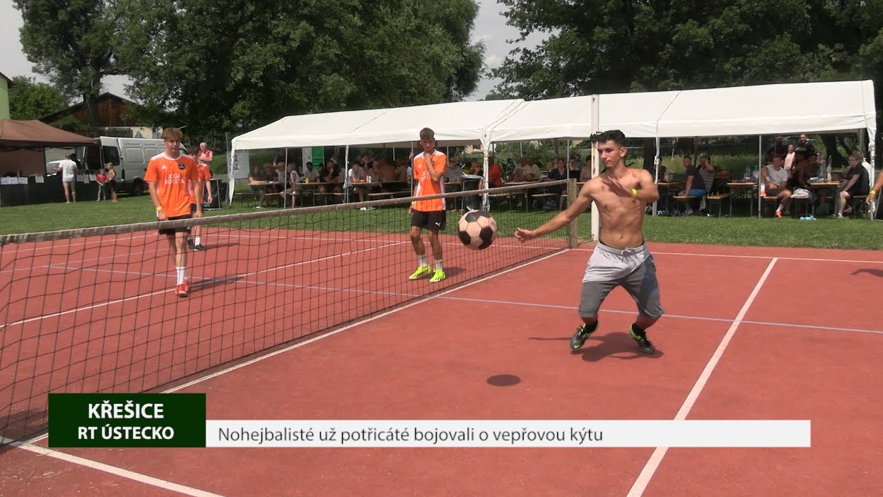 KŘEŠICE: Nohejbalisté už potřicáté bojovali o vepřovou kýtu