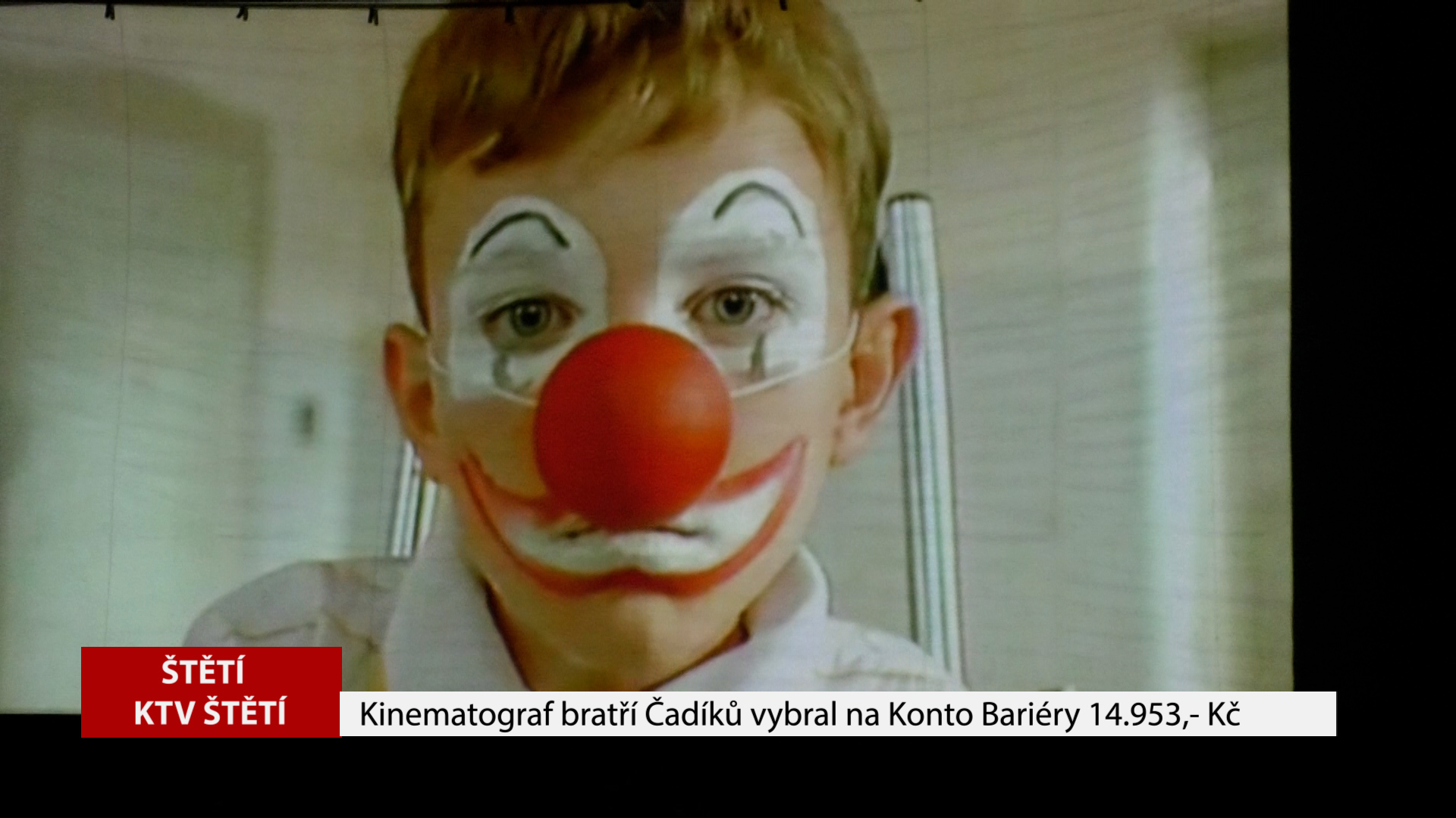 ŠTĚTÍ: Kinematograf bratří Čadíků vybral na Konto Bariéry 14.953,- Kč