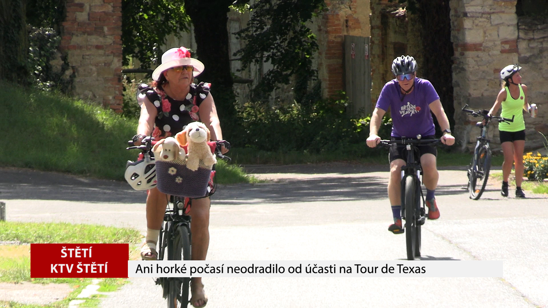 ŠTĚTÍ: Ani horké počasí neodradilo od účasti na Tour de Texas