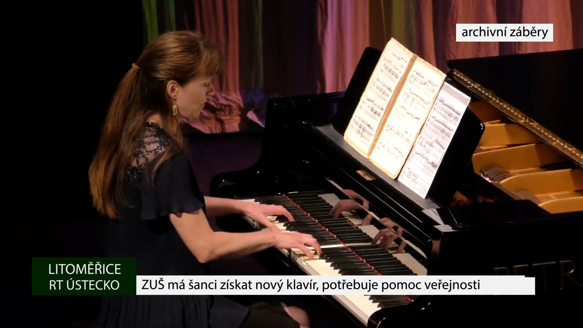 LITOMĚŘICE: ZUŠ má šanci získat nový klavír, potřebuje pomoc veřejnosti