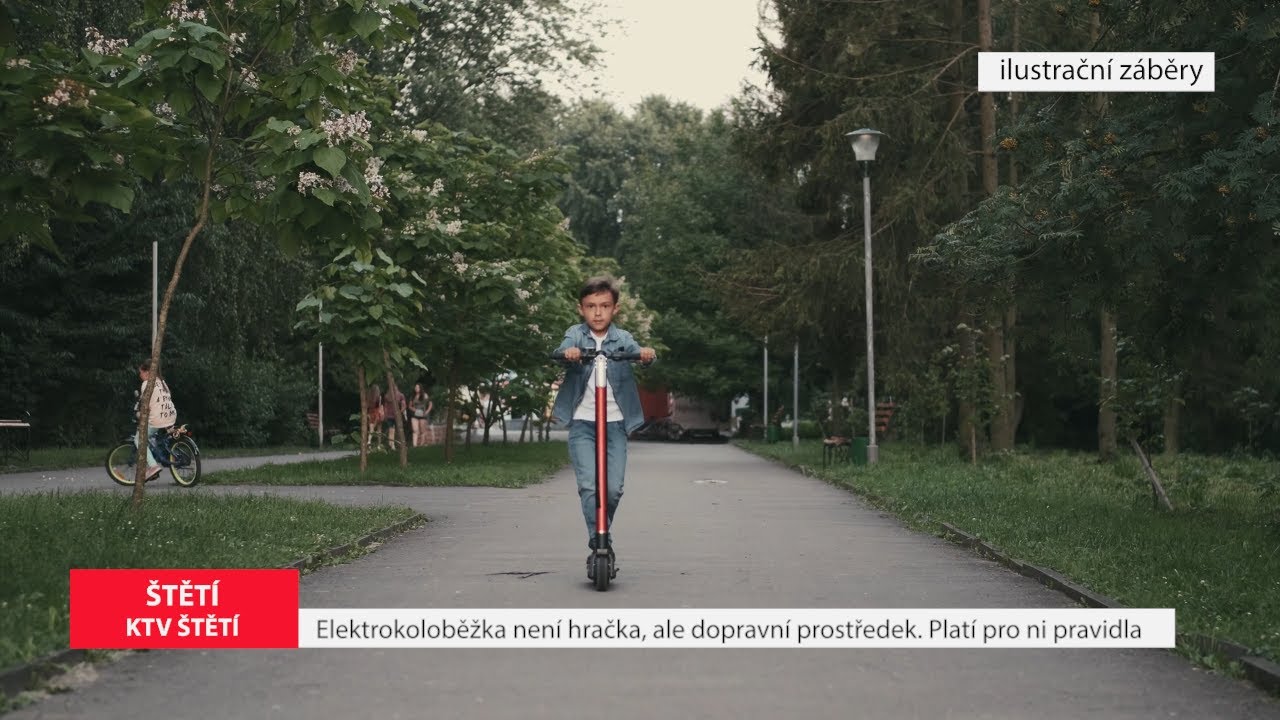ŠTĚTÍ: Elektrokoloběžka není hračka, ale dopravní prostředek. Platí pro ni přísná pravidla