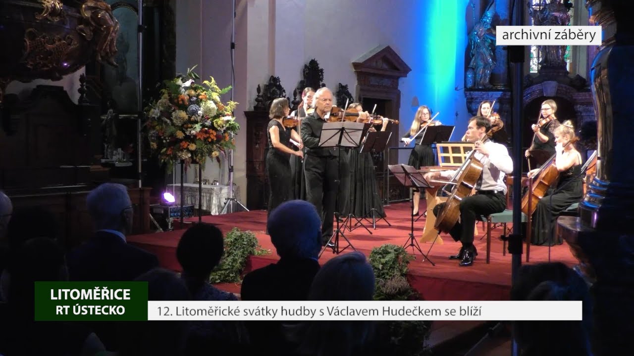 LITOMĚŘICE: 12. Litoměřické svátky hudby s Václavem Hudečkem se blíží