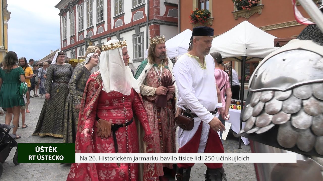ÚŠTĚK: Na 26. Historickém jarmarku bavilo tisíce lidí 250 účinkujících