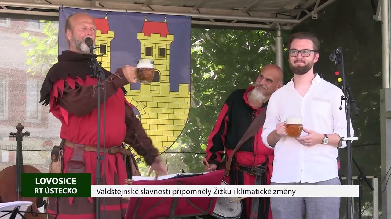 LOVOSICE: Valdštejnské slavnosti připomněly Žižku i klimatické změny