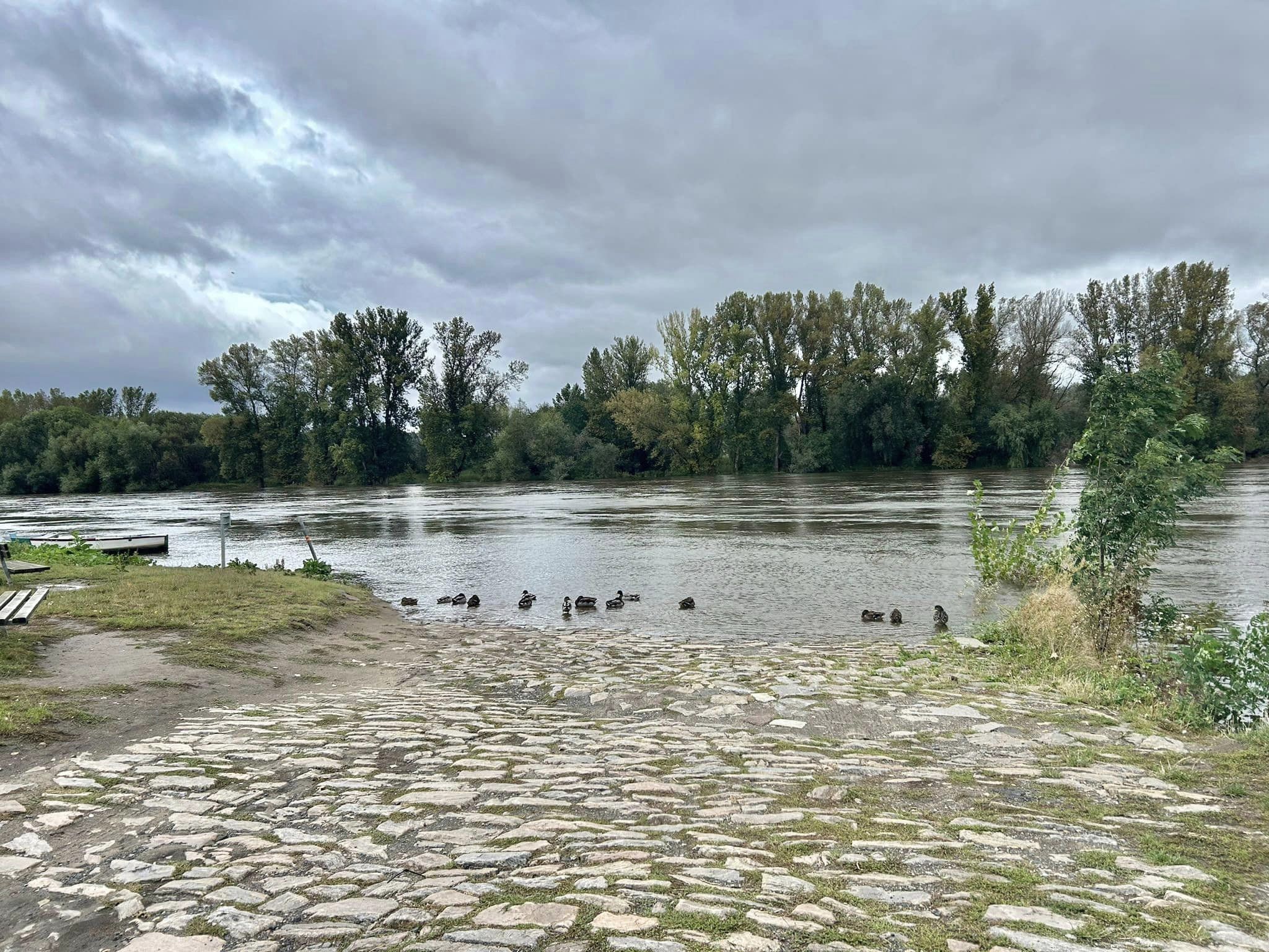 Voda zaplaví sportovní areál v Lovosicích i zahrádky kolem Modly