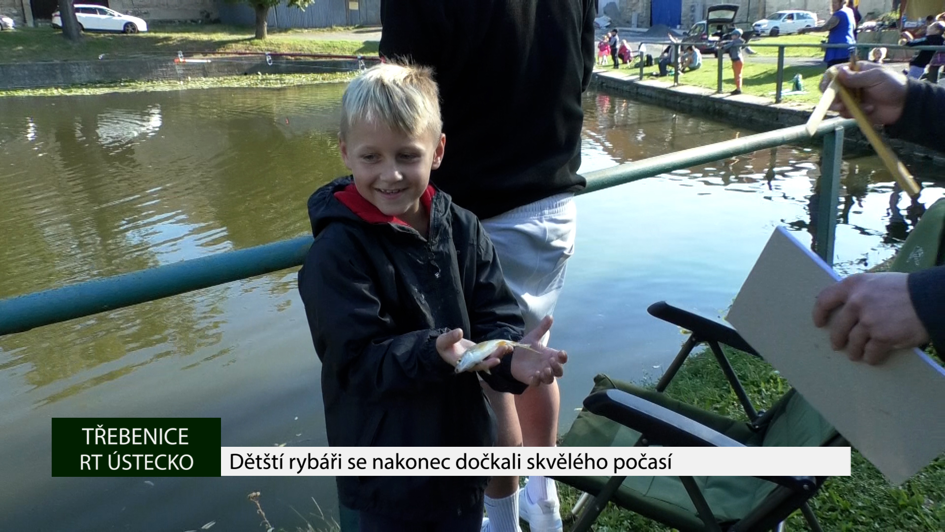 TŘEBENICE: Dětští rybáři se nakonec dočkali skvělého počasí