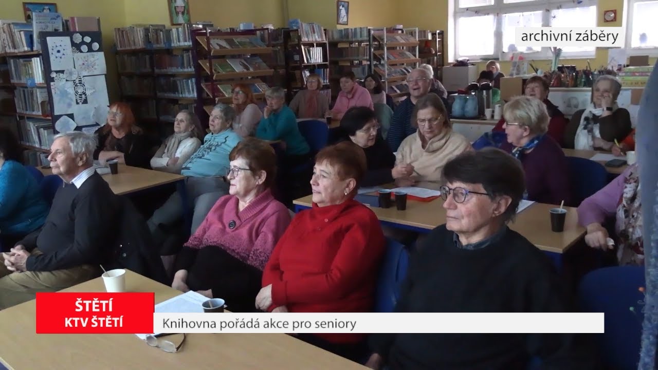 ŠTĚTÍ: Knihovna pořádá akce pro seniory