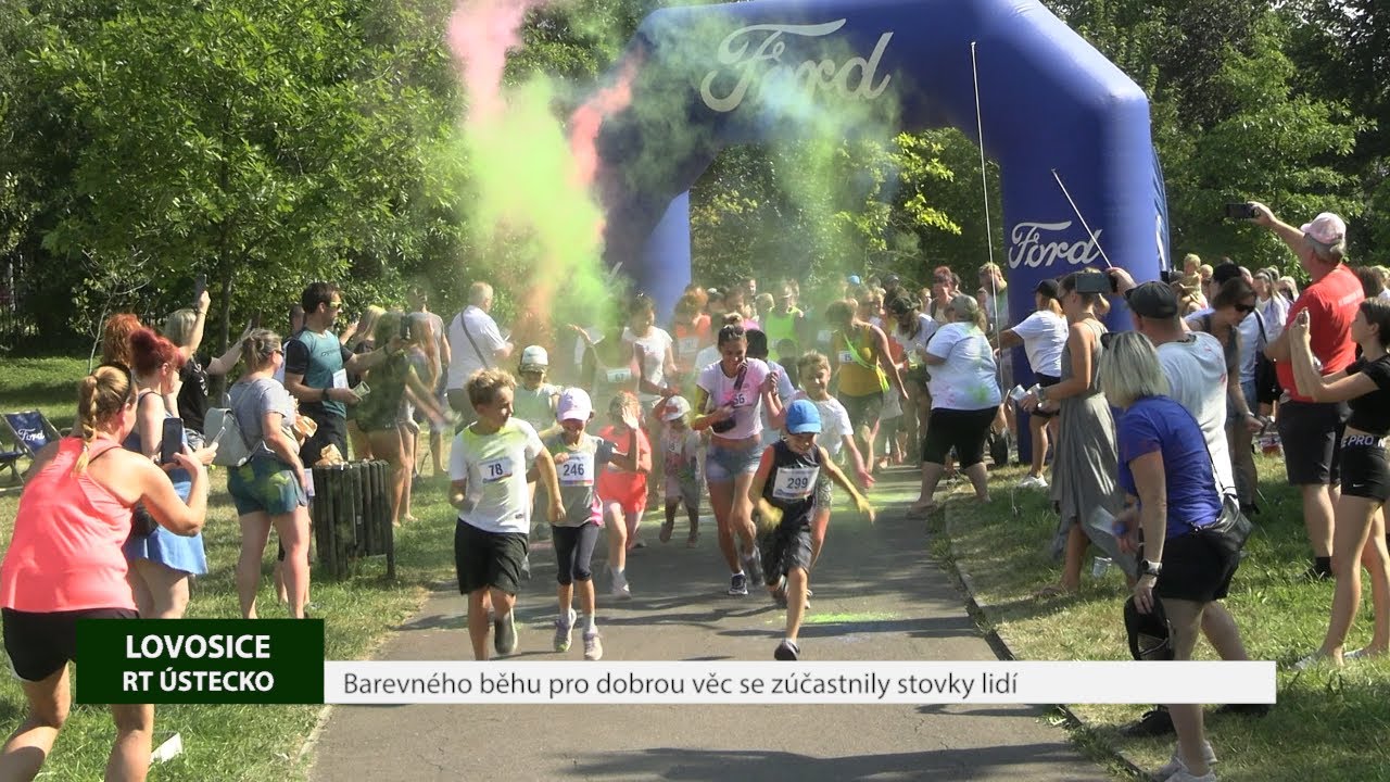 LOVOSICE: Barevného běhu pro dobrou věc se zúčastnily stovky lidí