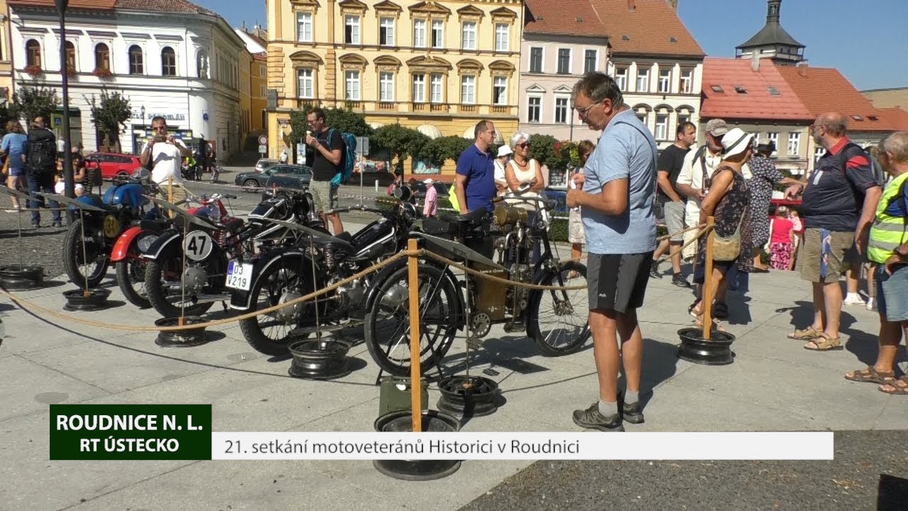 ROUDNICE N. L.: 21. setkání motoveteránů Historici v Roudnici