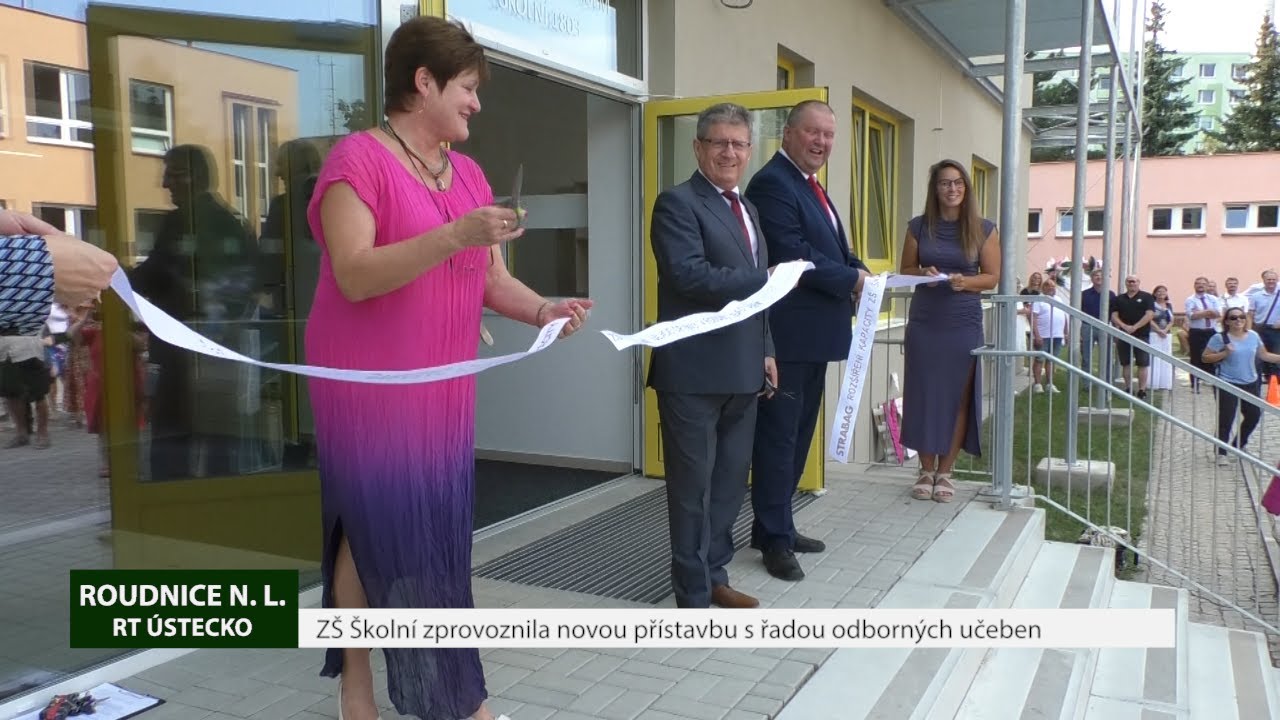 ROUDNICE N. L.: ZŠ Školní zprovoznila novou přístavbu s řadou odborných učeben