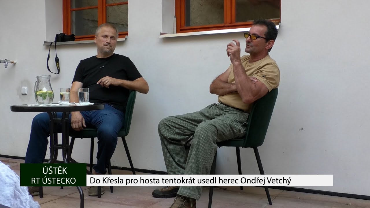 ÚŠTĚK: Do Křesla pro hosta tentokrát usedl herec Ondřej Vetchý