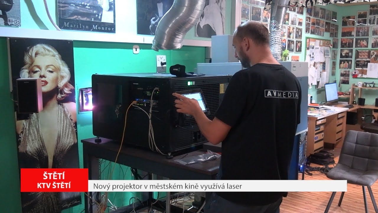 ŠTĚTÍ: Nový projektor v městském kině využívá laser