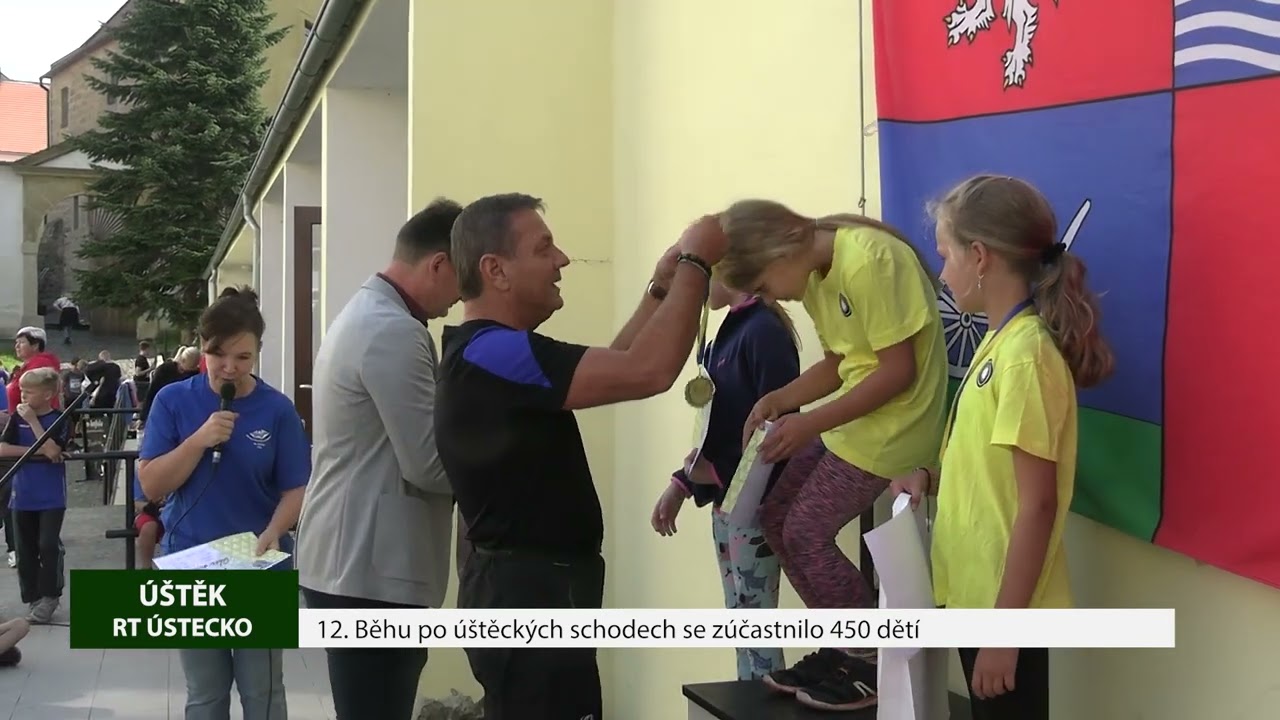 ÚŠTĚK: 12. Běhu po úštěckých schodech se zúčastnilo 459 dětí