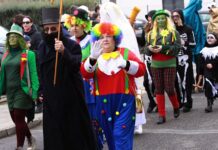 Masopust ve Vědomicích objektivem Karla Kubeše