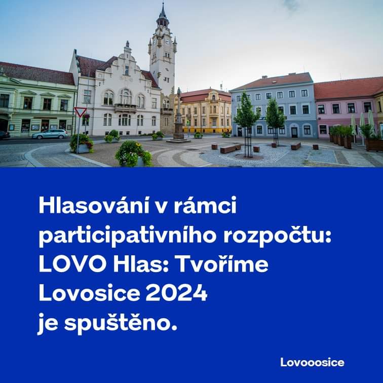 LOVO Hlas: Tvoříme Lovosice 2024 – Váš hlas rozhodne!