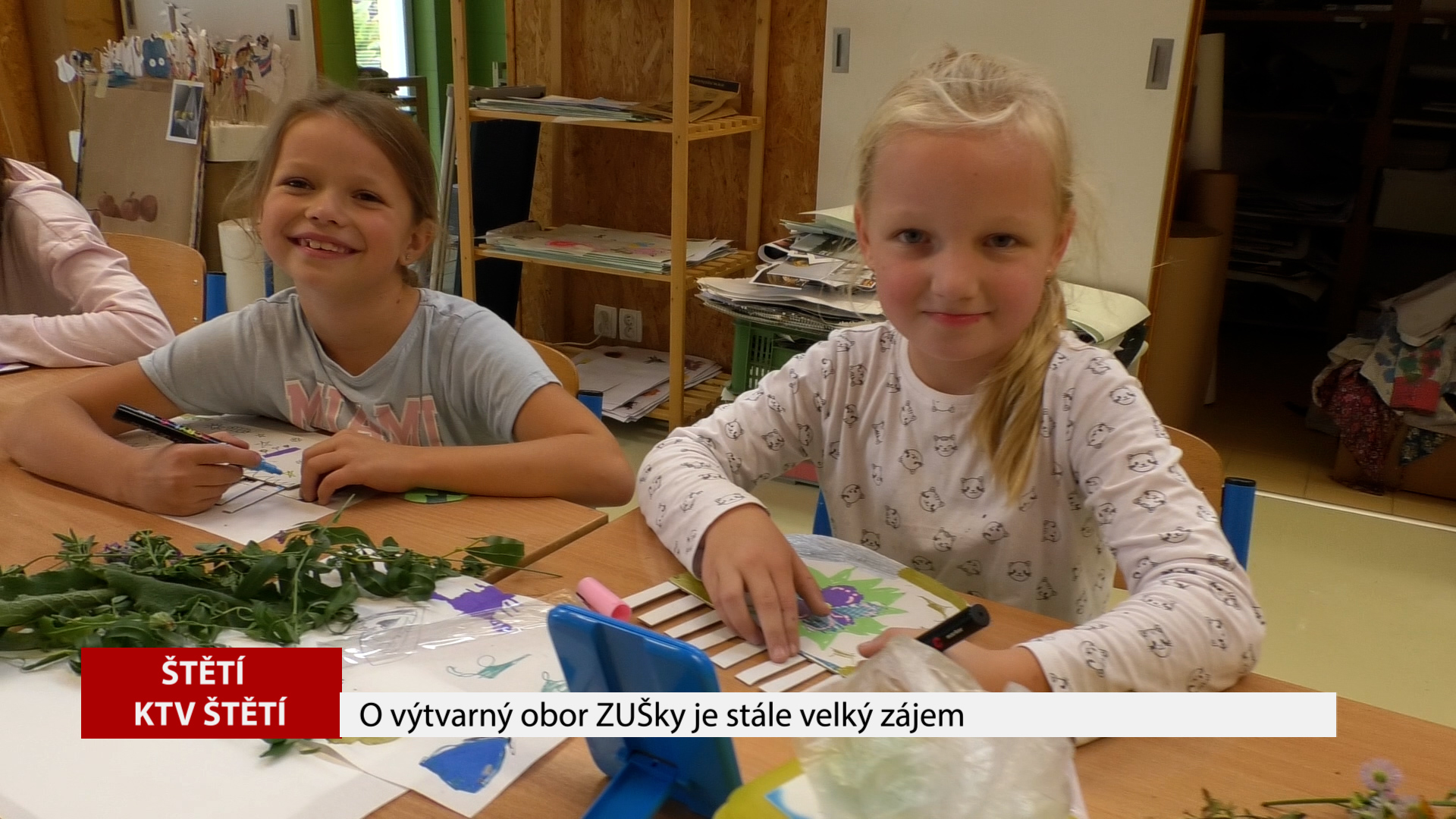 ŠTĚTÍ: O výtvarný obor ZUŠky je stále velký zájem