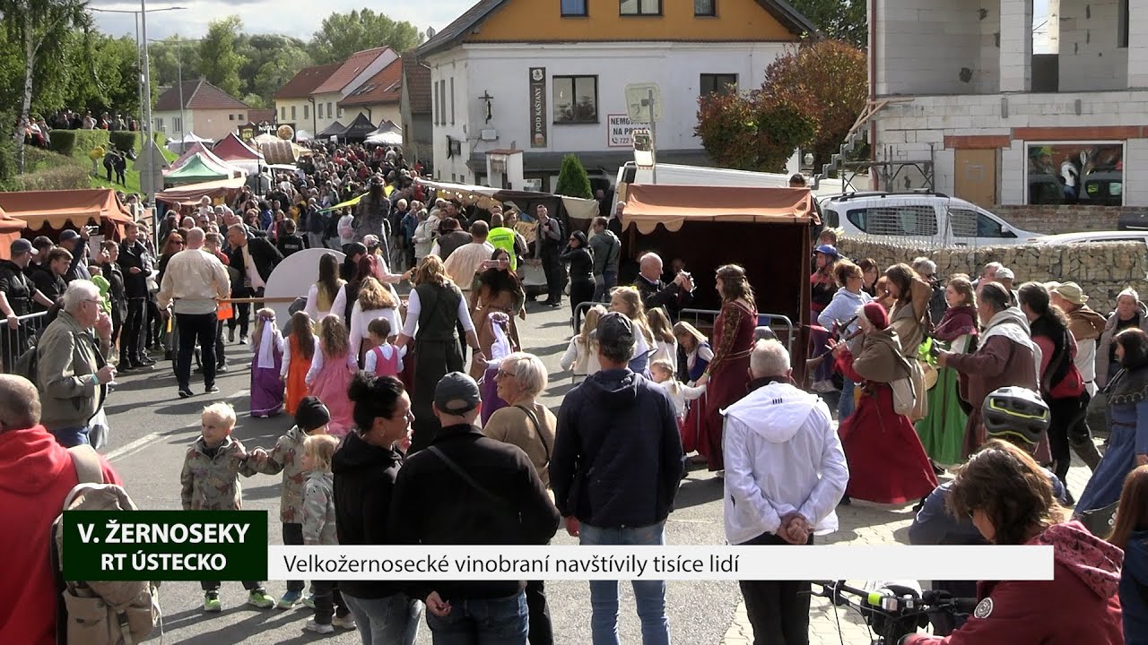 V. ŽERNOSEKY: Velkožernosecké vinobraní navštívily tisíce lidí