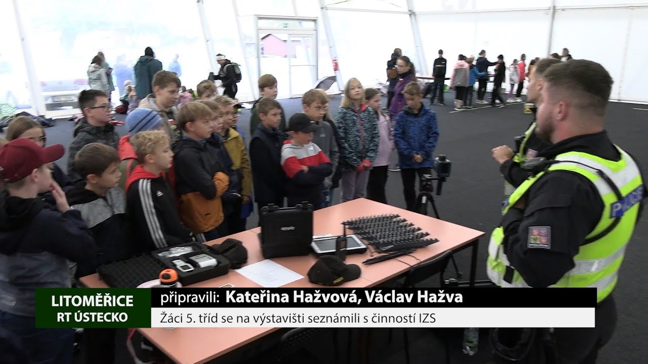 LITOMĚŘICE: Žáci 5. tříd se na výstavišti seznámili s činností IZS