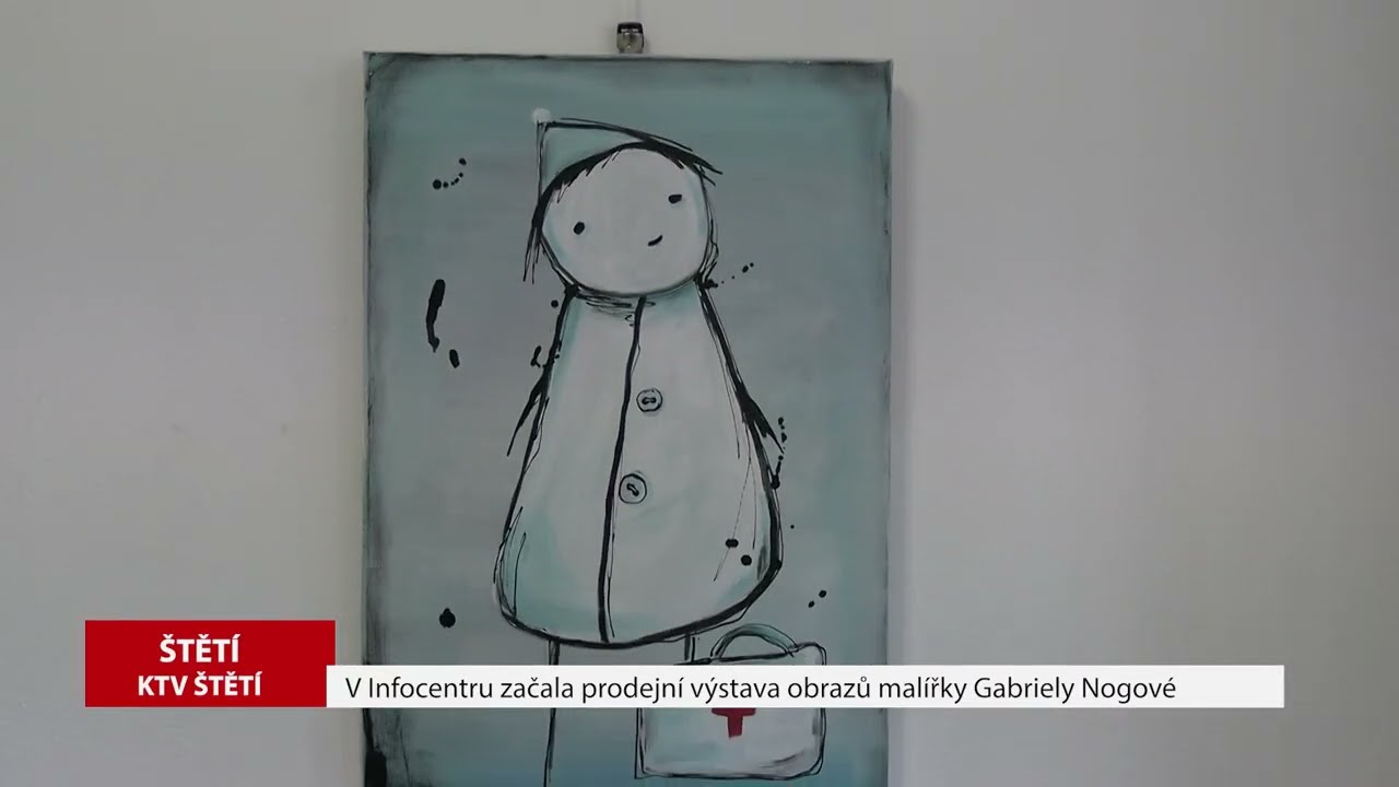 ŠTĚTÍ: V Infocentru začala prodejní výstava obrazů malířky Gabriely Nogové
