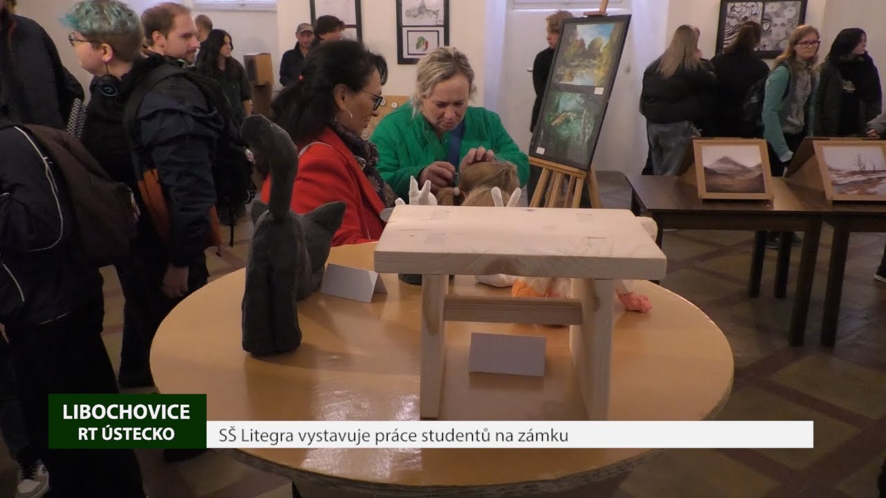 LIBOCHOVICE: SŠ Litegra vystavuje práce studentů na zámku