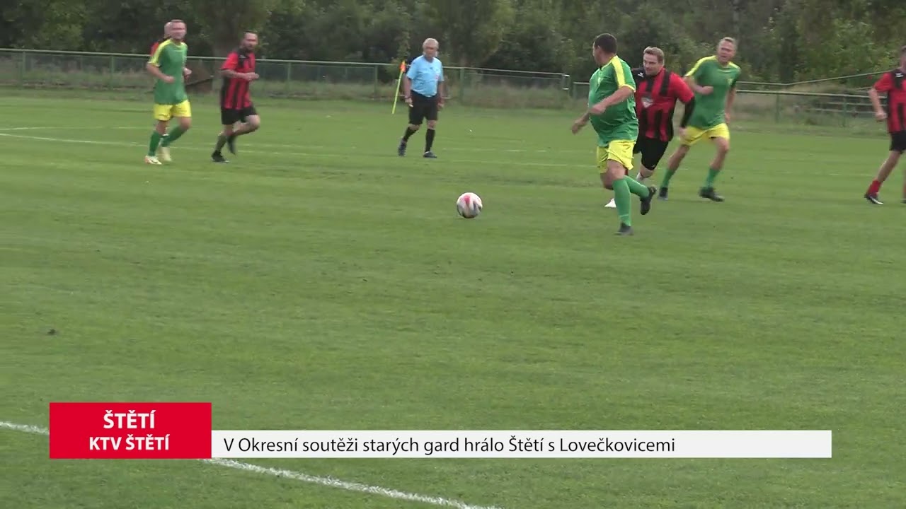 ŠTĚTÍ: V Okresní soutěži starých gard hrálo Štětí s Lovečkovicemi
